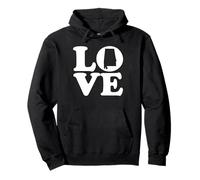 Alabama Map Love Graphic Pullover Hoodie