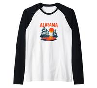 Alabama Pride Southern Charm Raglan Baseball Tee