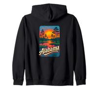 Alabama Pride Southern Charm Zip Hoodie