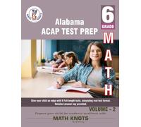 ALABAMA State (ACAP) , 6th Grade MATH Practice Tests ,Volume 2
