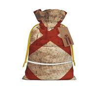 Alabama State Flag On Old Wood Grain Postcard Print Drawstring Gift Bags Packaging Party Candy Goodie Bag Xmas Presents Decor Holiday Giving
