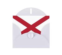 Alabama State Flag Print Greeting card Blank card with envelope,Unique Designs for Festivals Invitations