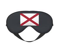 Alabama State Flag Print Sleep Mask, Soft Breathable Eye Cover for Travel, Shift Work & Meditation