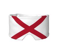 Alabama State Flag Print Soft Eye and Ear Muffs for Adults Sleeping Protection Cover for Travel Nap Relief