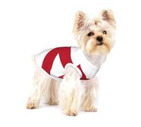 Alabama State Flag print Tshirts for Small Dogs Dog's Fashion Shirt Breathable Sleeveless Shirts for Small Dogs