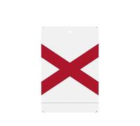 Alabama State Flag Printing 10 Pcs Air Freshener Cards,Car Scented Hanging Sheets Air Freshener Set For Car Decoration