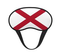 Alabama State Flag Sleep Mask 100% Light Blocking Eye Mask for Sleeping, Sleep Mask for Unisex for Travel/Nap