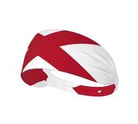 Alabama State Flag Sports Headband For Men Women Tennis Sweat Band For Workout Sports Headbands Elastic For Running