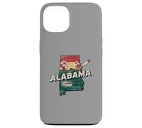 Alabama State Map Road Trip Montgomery Mobile Tuscaloosa Case for iPhone 13