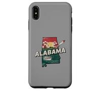 Alabama State Map Road Trip Montgomery Mobile Tuscaloosa Case for iPhone XS Max