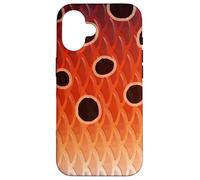 Alabama State Red Fish Skin Scale Art Fishing Décor Gifts Case for iPhone 16