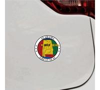 Alabama State Seal AL USA Sticker Decal Vinyl Round - 4 Pack Glossy 5.1cm 7.6cm 10.2cm 15.2cm - for Car Boat Laptop Cup