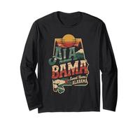 Alabama Sweet Home State - Bama Pride Outdoor Graphic Long Sleeve T-Shirt