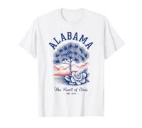 Alabama The Heart of Dixie Tree & Flower Scenic State Nature T-Shirt