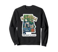 Alabama The Heart of Dixie Vintage Southern Style Heritage Sweatshirt