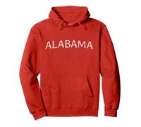 Alabama Vintage Distressed Style Print Pullover Hoodie