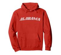 Alabama Vintage Distressed Style Print Pullover Hoodie