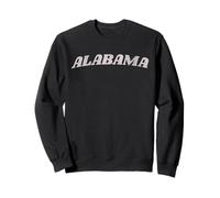 Alabama Vintage Distressed Style Print Sweatshirt