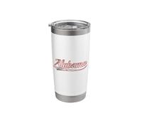 Alabama Vintage Varsity Distressed Throwback Style Stainless Steel Insulated Tumbler