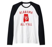 Alabama Vs All Y'all Raglan Baseball Tee
