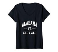 Alabama Vs All Y'all - Throwback Design - Classic V-Neck T-Shirt