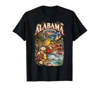 Alabama Yellowhammer State EST. 1819 Southern Culture Value Graphic T-Shirt