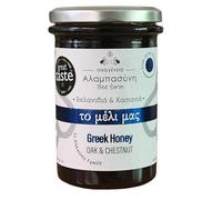 Alabasinis Greek Oak and Chestnut Honey 400gr - Raw, Unfiltered & 100% Natural