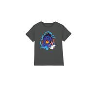 Aladdin And The Magic Lamp At The Cave Of Wonders Kids T-Shirt Charcoal | Size: 3-4 Years Aladdin Charcoal 3-4 Years