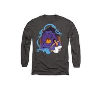 Aladdin And The Magic Lamp At The Cave Of Wonders Long Sleeve T-Shirt, Charcoal Disney Charcoal XL