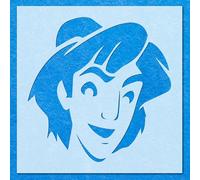 Aladdin Character Face Genie Stencil: Mylar Airbrush Wall Art Painting Crafts -A3 Stencil - Design Size (260mm 255mm)