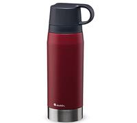 Aladdin CityPark Thermavac Twin Cup Bottle 1.1L Burgundy Red - BPA FREE Stainless Steel Bottle with Built in Twin Cup - Keeps Cold or Hot for 25 Hours - Leakproof - Dishwasher Safe