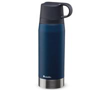 Aladdin CityPark Thermavac Twin Cup Bottle 1.1L Navy Blue - BPA FREE Stainless Steel Bottle with Built in Twin Cup - Keeps Cold or Hot for 25 Hours - Leakproof - Dishwasher Safe