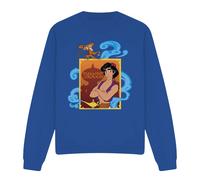 Aladdin Diamond In The Rough, With Abu & The Magic Lamp Sweatshirt Royal | Size: Small Aladdin Royal S