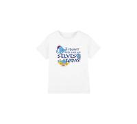 Aladdin Disney Boys The Genie Don't Feel Like My Selves Today Unisex Kids T-Shirt, White, 7-8 Years UK