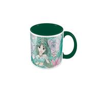 Pyramid Aladdin (Floral Jasmine) Green Inner Coloured Mug