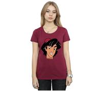 Aladdin Headshot Cotton T-Shirt Disney Burgundy L