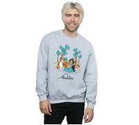 Aladdin Jasmine Abu Rajah Beach Sweatshirt Disney Grey XL