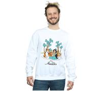 Aladdin Jasmine Abu Rajah Beach Sweatshirt Disney White XXL