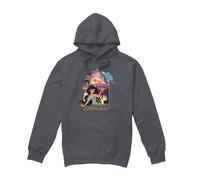 Aladdin Jasmine, Abu, Rajah, Genie Are Ready For Adventure Hoodie Charcoal | Size: Small Aladdin Charcoal S
