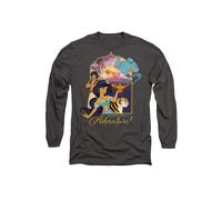 Aladdin Jasmine, Abu, Rajah, Genie Are Ready For Adventure Long Sleeve T-Shirt, Charcoal Disney Charcoal XXL