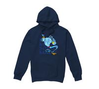 Aladdin Let's Make Some Magic With The Genie Mens Hoodie Navy Aladdin Navy S
