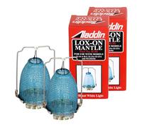 Aladdin Lox-on R150 Oil Lamp Mantle for Brighter and Cleaner Light, Set of 2
