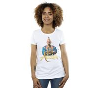 Aladdin Movie Genie Photo Cotton T-Shirt Disney White XXL