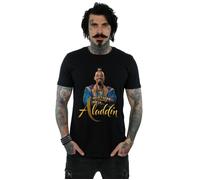 Aladdin Movie Genie Photo T-Shirt Disney Black XL