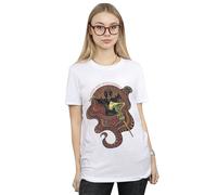 Aladdin Movie Jafar Dark And Mysterious Cotton Boyfriend T-Shirt Disney White XXL