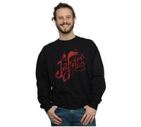 Aladdin Movie Jafar Flames Logo Sweatshirt Disney Black M