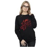 Aladdin Movie Jafar Flames Logo Sweatshirt Disney Black XXL
