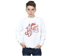 Aladdin Movie Jafar Flames Logo Sweatshirt Disney White 12-13 Years