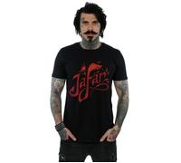 Aladdin Movie Jafar Flames Logo T-Shirt Disney Black XL