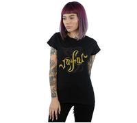 Aladdin Movie Jafar Snake Logo Cotton T-Shirt Disney Black L